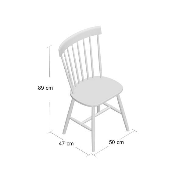 Zipcode Design Coolidge Solid Wood Windsor Back Side Chair Wayfair.co.uk